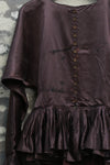 Mutedance 25 Autumn/Winter Round Neck Top Skirt Plant Dye Highly Handmade MD-MD25FW67-purple (MD25FW65)